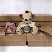 Kitlife Burberry Metallic Cashmere Vintage Check Backpack Thomas Bear Keychain (2 colors) - 2