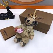 Kitlife Burberry Beige Thomas Bear Keychain - 1