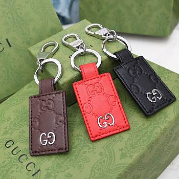 Kitlife Gucci Leather Keychain GG Pattern (3 colors)