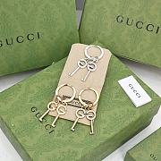 Kitlife Gucci Key and Heart shape keychain (gold and silver) - 1