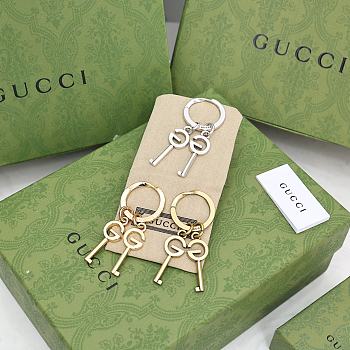 Kitlife Gucci Key and Heart shape keychain (gold and silver)