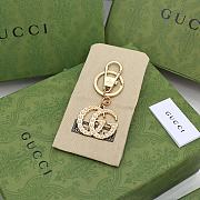 Kitlife Gucci Double G with pearls keychain (White and gold) - 3
