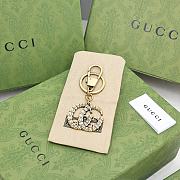 Kitlife Gucci Double G with pearls keychain (White and gold) - 2
