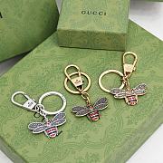 	 Kitlife Gucci Crystal Embellished Bee Keychain (3 colors) - 1