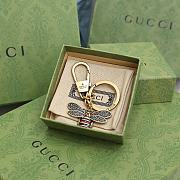 	 Kitlife Gucci Crystal Embellished Bee Keychain (3 colors) - 3