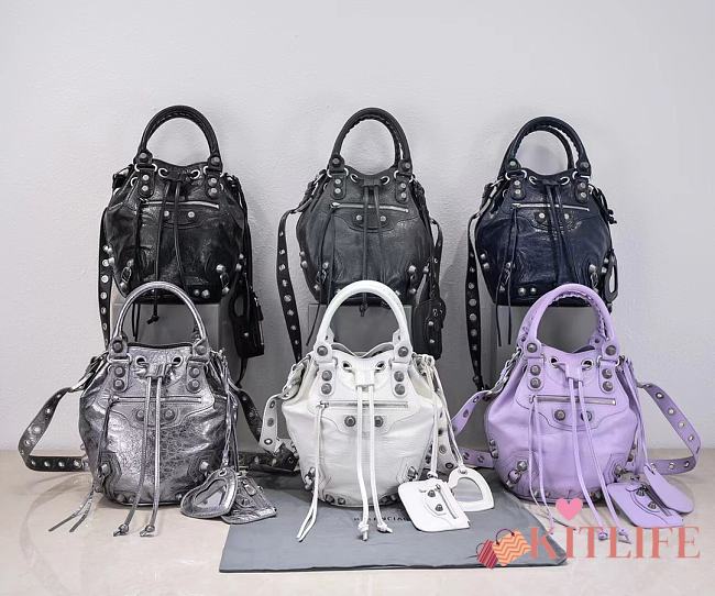Kitlife Balenciaga Le Cagole Small Bucket Bag (6 colors) - 30x23x17cm - 1