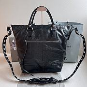 Kitlife Balenciaga Men's Black Le Cagole Tote Bag - 41x35x10 cm - 3