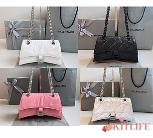 Kitlife Balenciaga CRUSH SMALL CHAIN BAG QUILTED IN OPTIC (4 colors) - 25x15x9.5cm - 1