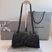 Kitlife Balenciaga CRUSH SMALL CHAIN BAG QUILTED IN OPTIC (4 colors) - 25x15x9.5cm - 5