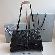 	 Kitlife Balenciaga CRUSH MEDIUM CHAIN BAG QUILTED IN OPTIC (3 colors) - 31x20x12cm - 1