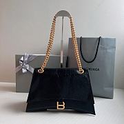 Kitlife Balenciaga Crush Large chain shoulder bag calfskin, aged-gold hardware - 31x20x12cm - 1
