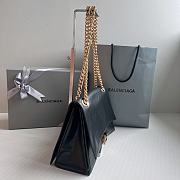 Kitlife Balenciaga Crush Large chain shoulder bag calfskin, aged-gold hardware - 31x20x12cm - 3