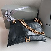 Kitlife Balenciaga Crush Large chain shoulder bag calfskin, aged-gold hardware - 31x20x12cm - 6