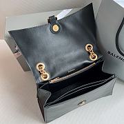 Kitlife Balenciaga Crush Large chain shoulder bag calfskin, aged-gold hardware - 31x20x12cm - 5