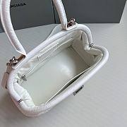	 Kitlife Balenciaga Editor S leather Crocodile Embossed white bag - 27x15.5x11cm - 3