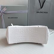	 Kitlife Balenciaga Editor S leather Crocodile Embossed white bag - 27x15.5x11cm - 2