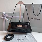 	 Kitlife Balenciaga XX Flap leather shoulder Crocodile Embossed leather bag (6 colors) - 27x4.8x15.5cm - 2