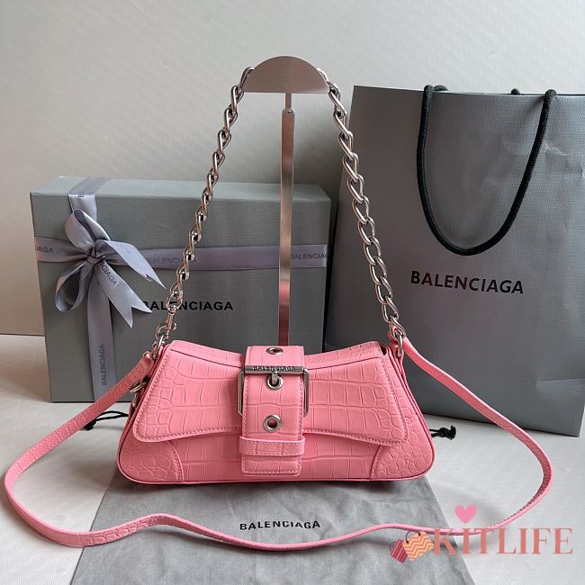 	 Kitlife Balenciaga Lindsay Smooth leather bag Crocodile Embossed (3colors) -29X13X4.8cm - 1