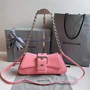 	 Kitlife Balenciaga Lindsay Smooth leather bag Crocodile Embossed (3colors) -29X13X4.8cm - 1
