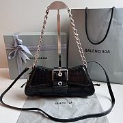 	 Kitlife Balenciaga Lindsay Smooth leather bag Crocodile Embossed (3colors) -29X13X4.8cm - 3