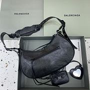 Kitlife Balenciaga Le Cagole XS Shoulder Bag All Black - 26×7×16cm - 5