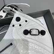 	 Kitlife Balenciaga Le Cagole Small Shoulder White Bag Black Hardware - 33x16x8 cm - 5