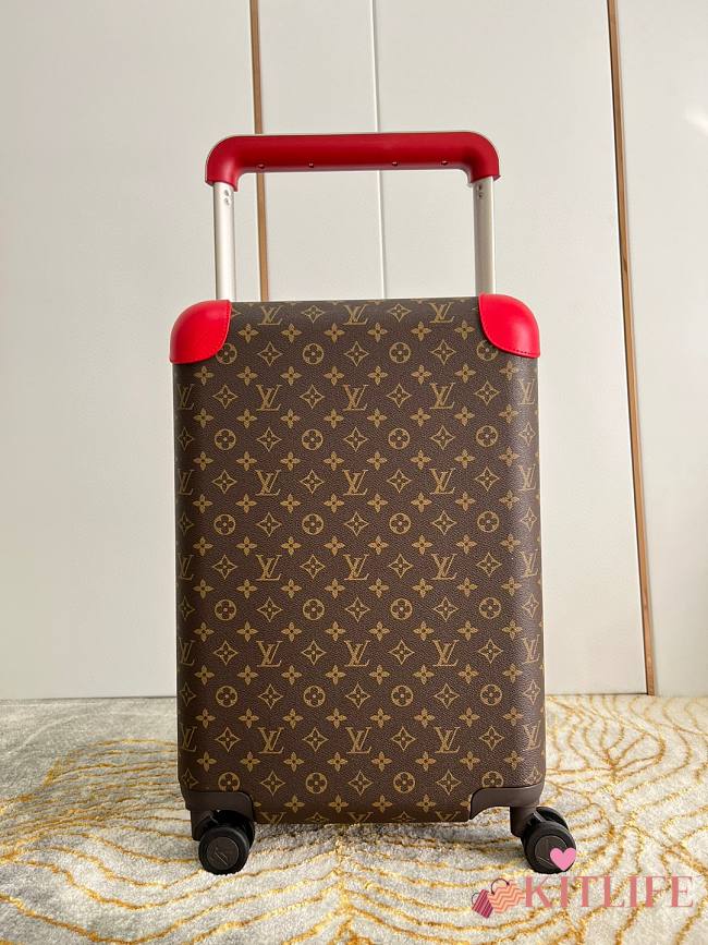 Kitlife Louis Vuitton travel Horizon 55 Monogram coated canvas luggage - 35x23x53 cm - 1