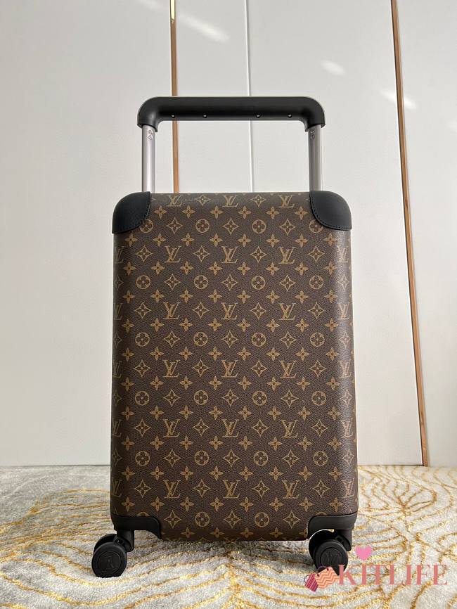 Kitlife Louis Vuitton travel Horizon 55 Monogram Brown coated canvas luggage - 35x23x53 cm - 1
