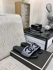 Kitlife Chanel logo CC Slides Black  - 4