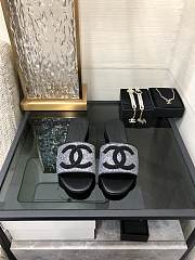 Kitlife Chanel logo CC Slides Black  - 2