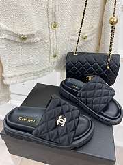 Kitlife Chanel Slides Black 000 - 2