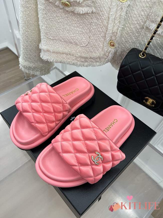 Kitlife Chanel Slides Pink 000 - 1