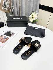 Kitlife Chanel logo CC Slides Black 000 - 4