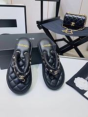 Kitlife Chanel SS 2023 Leather logo Black  - 4