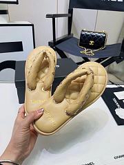 Kitlife Chanel SS 2023 Leather logo Beige - 4