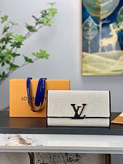 Kitlife Louis Vuitton Capucines Wallet White - 20x11 cm  - 2