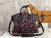 Louis Vuitton x Yayoi Kusama Taurillon Lock It Black/Red - 44x34x16cm - 1