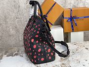 Louis Vuitton x Yayoi Kusama Taurillon Lock It Black/Red - 44x34x16cm - 5