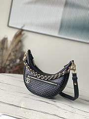 Kitlife Louis Vuitton Loop baguette handbag Monogram Black - 23 x 13 x 6 cm - 1