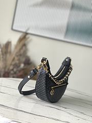 Kitlife Louis Vuitton Loop baguette handbag Monogram Black - 23 x 13 x 6 cm - 4