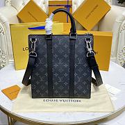 Kitlife Louis Vuitton Sac Plat Monogram Eclipse Canvas Black - 26 x 28.5 x 6 cm - 5