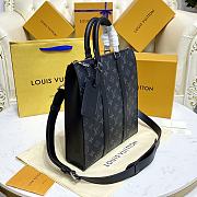 Kitlife Louis Vuitton Sac Plat Monogram Eclipse Canvas Black - 26 x 28.5 x 6 cm - 2