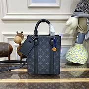 Kitlife Louis Vuitton Sac Plat Monogram Eclipse Canvas Mini Black -19 x 22 x 7 cm - 1