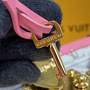 Kitlife Louis Vuitton Valisette Tresor Boxes In Pink/Gray Jacquard - 22.5 x 16x 11 cm - 3