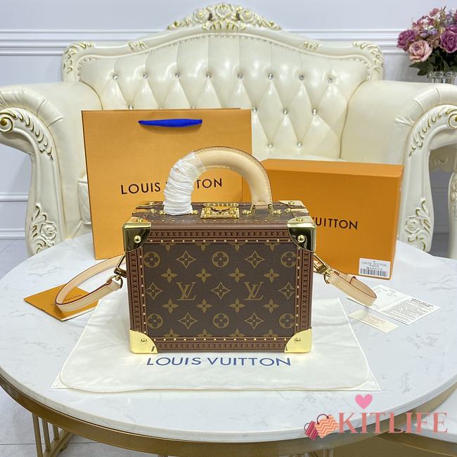 Kitlife Louis Vuitton Valisette Tresor Boxes Monogram Jacquard - 22.5 x 16x 11 cm - 1