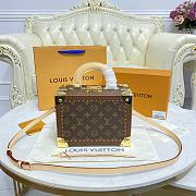 Kitlife Louis Vuitton Valisette Tresor Boxes Monogram Jacquard - 22.5 x 16x 11 cm - 5