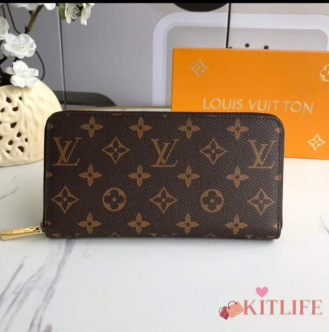 Kitlife Louis Vuitton Zippy Wallet Monogram - 19x10x11 cm - 1