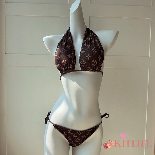 Kitlife Louis Vuitton Swimsuit Brown - S/M/L - 1