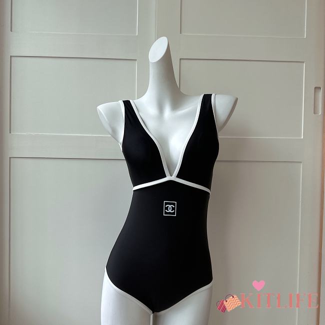 Kitlife Chanel Swimsuit Black - S/M/L - 1