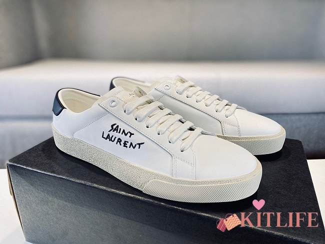 Kitlife Saint Laurent Sneaker White canvas 001 - 1
